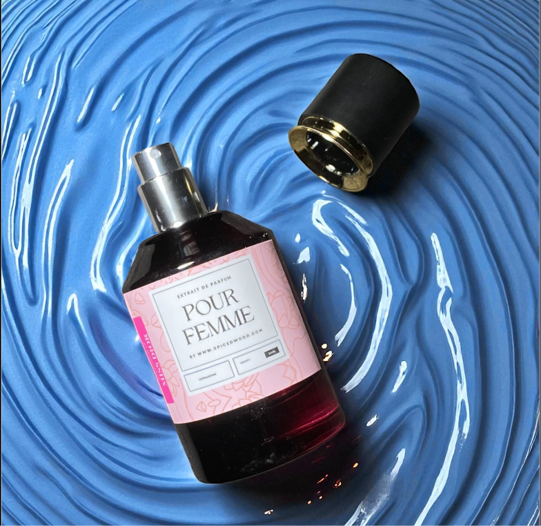 💧 Spiced Wood Ocean Whisper – Extrait de Parfum | Inspired by Cool Water Woman | 50ml